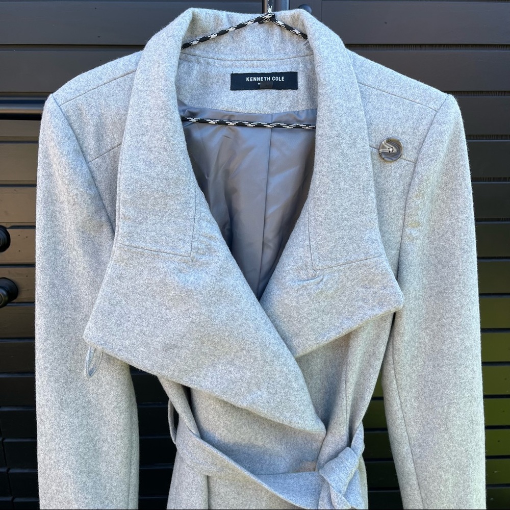 Kenneth Cole New York Maxi Coat Size 8